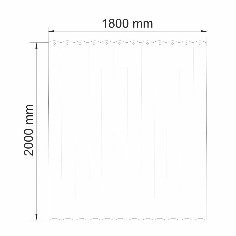Лосса (Lossa) SC-81104 Шторка для ванной