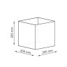 Глан (Glan) WB-660-S Плетеная корзина для белья