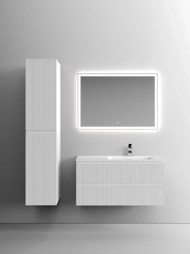 Тумба подвесная SANCOS Snob T правая 995х445х500, c двумя ящиками оснащенными доводчиками, Bianco , арт.SNT100RW