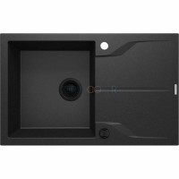 Гранитная мойка, 1-чаша с осушкой - монтуриемый на ровни со столешницей