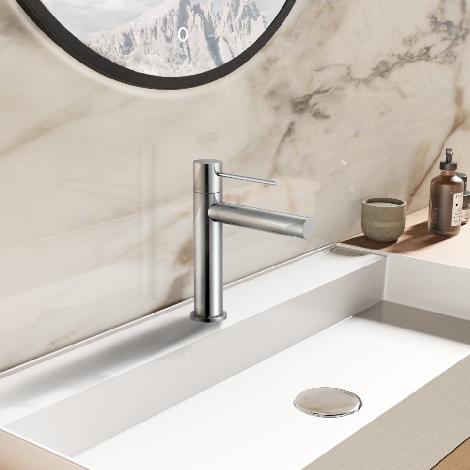 Смеситель для раковины Эспаер (Aspire) VBF-4AS01CH, хром