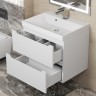 Тумба под раковину для ванной Uperwood Tanos 60 см, подвесная, белая матовая