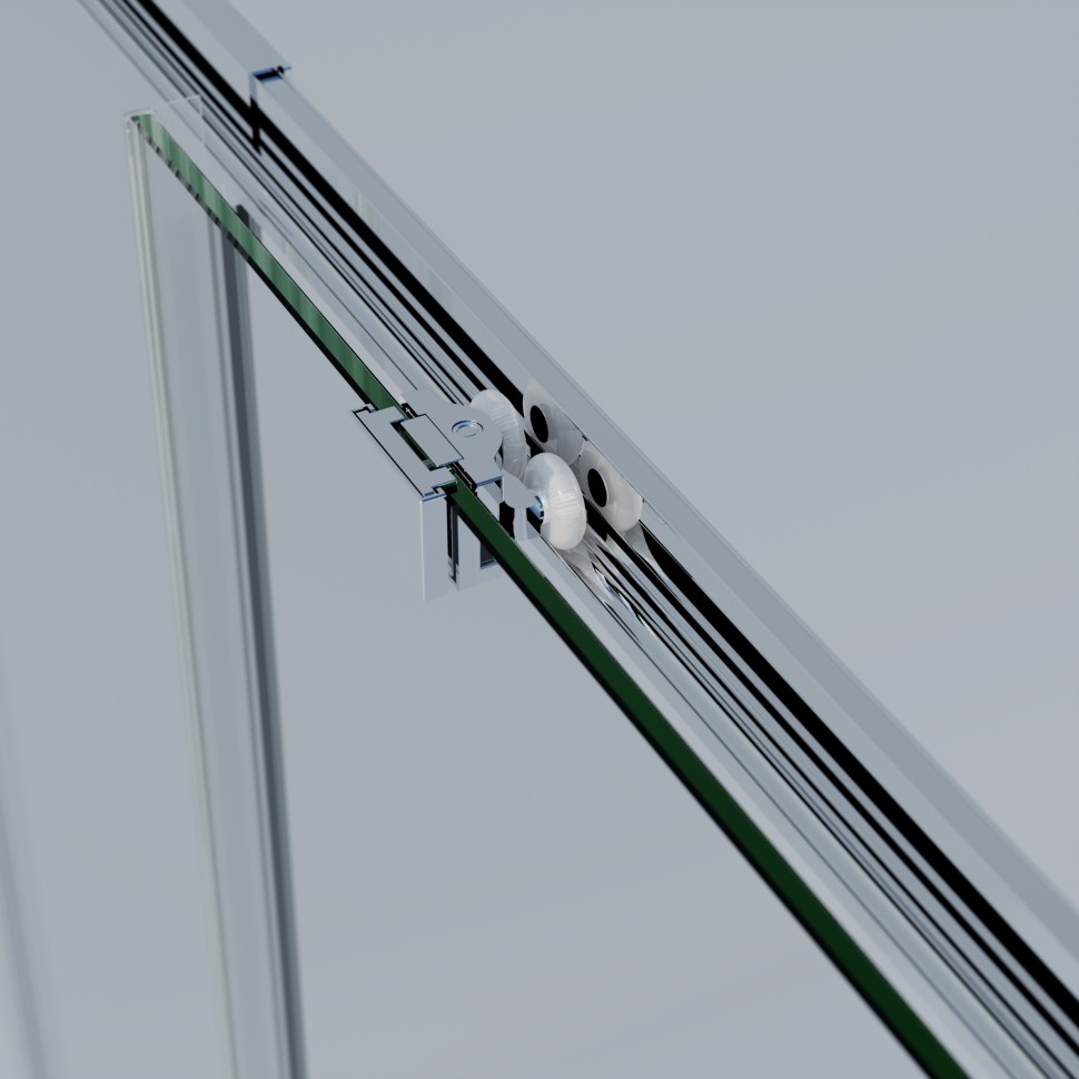 Душевой уголок Rapid-N VSS-3RN8012E10CL, (700-800)x(1100-1200), хром, стекло прозрачное