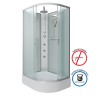 Душевая кабина Niagara Classic NG-33084-14LBKTG (100х80х210) средний поддон(26см),стекло матовое,4 места