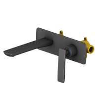 Смеситель для раковины встроенный Timo Helmi 4071/03SM черный