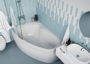 Акриловая ванна VAGNERPLAST Авона / Avona 150x90 left