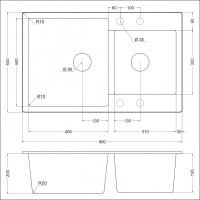 Мойка EMAR EMQ-2800.Q EMQ-2800.Q Морион