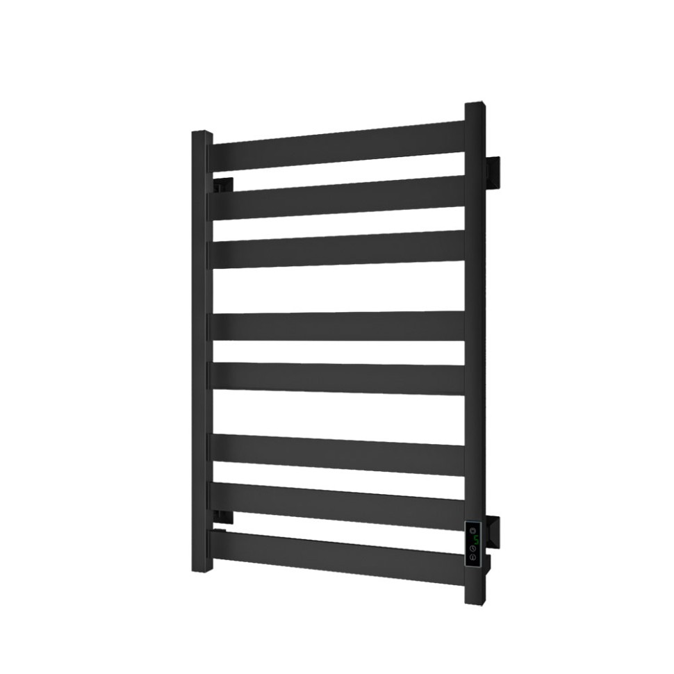 Полотенцесушитель электрический Piatto, 50/80, черный