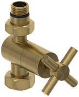 Вентиль прямой крест (G 1/2&quot; НР х G 3/4&quot; НГ)