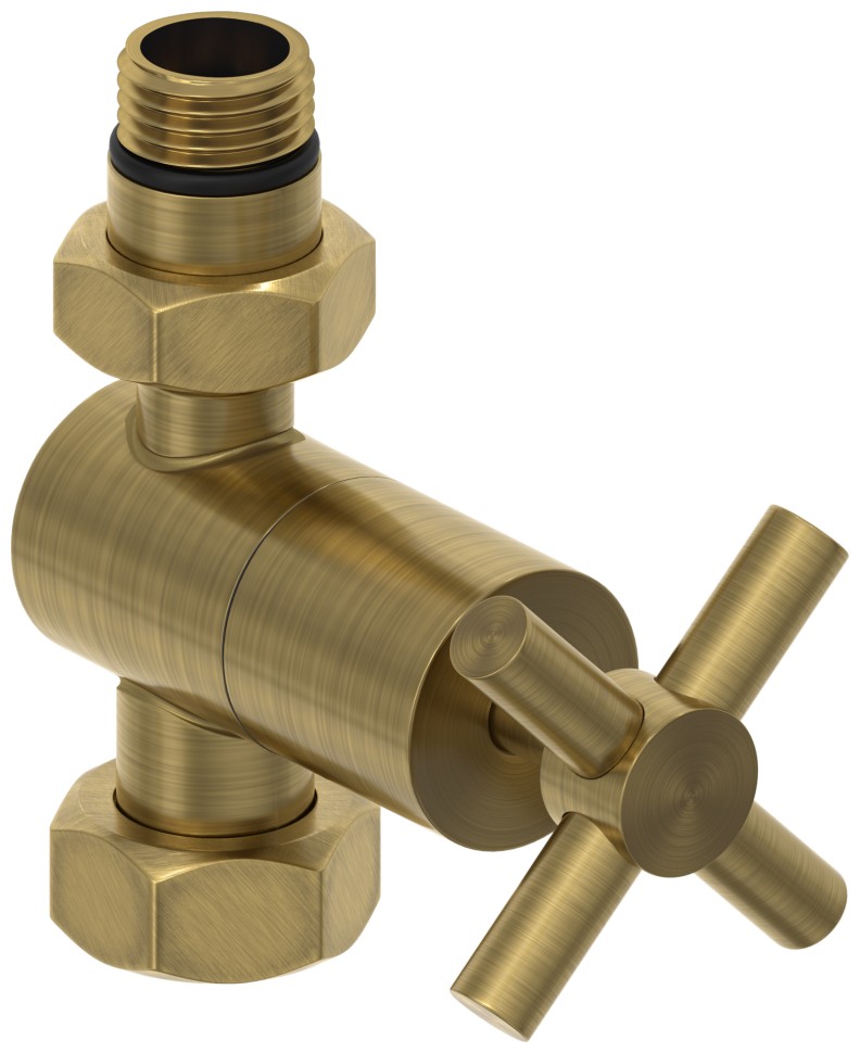 Вентиль прямой крест (G 1/2" НР х G 3/4" НГ)
