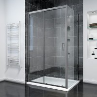 Душевой угол Veconi Rovigo RV-055GM, 1000х900х1950, оружейная сталь, прозрачное стекло