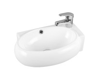 Раковина подвесная MILLEAU Perl MU058B-GW (белый глянец) R