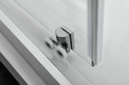 Душевая дверь Alpha VDS-3AL2180CL, 1800, хром, стекло прозрачное