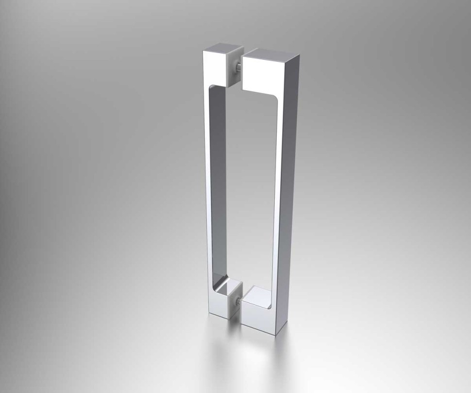 Душевая дверь Alpha VDS-3AL2180CL, 1800, хром, стекло прозрачное