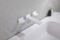 Смеситель ABBER Daheim AF82122W для раковины скрытого монтажа, белый матовый