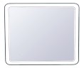 Зеркало STYLE LINE "Атлантика 100*80" с подсветкой и часами