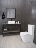Раковина Gid N9257 51217 накладная белая 43x39x13