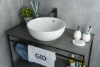 Раковина Gid N9003a 51103 накладная белая 43x43x17.5