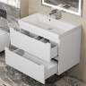 Тумба под раковину для ванной Uperwood Tanos 70 см, подвесная, белая матовая
