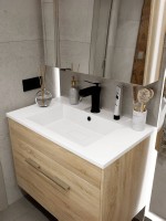 Раковина для ванной Uperwood Lagoon 80х48х14,2 см, белая глянцевая
