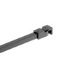 Душевая стенка SKY BLACK 1200 тонированное стекло
