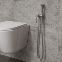 Гигиенический душ VHFW-101BN из латуни в комплекте со смесителем, брашированный никель