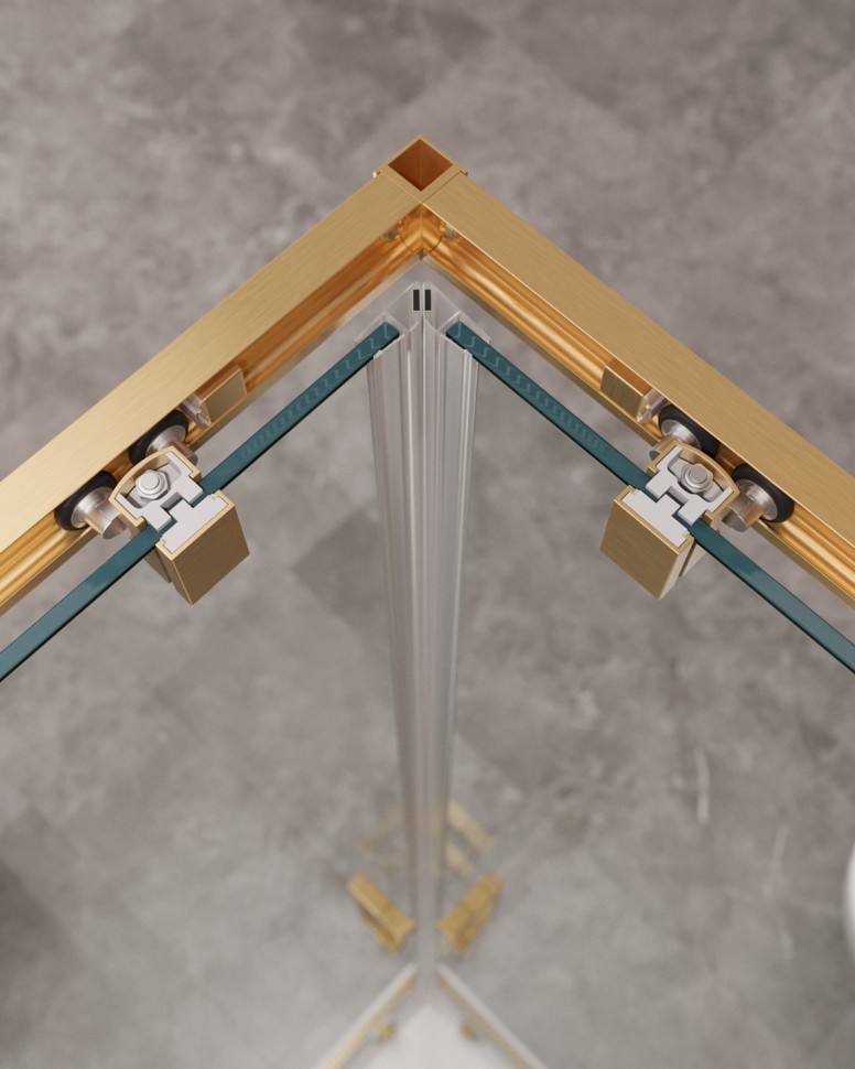 Душевой уголок CEZARES MOLVENO-A-22-90+30-C-BORO-IV