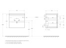 База под раковину подвесная BelBagno ALBANO-CER-600-2C-SO-CVG