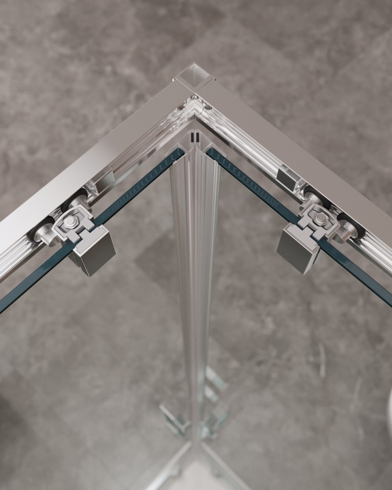 Душевой уголок CEZARES MOLVENO-AH-22-120/110-C-Cr-IV