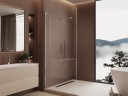 Душевая перегородка Волк-Ин (Walk-In) VSWL-7HS100CL, 1000*2000, хром, стекло прозрачное,