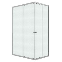 Душевое ограждение Niagara Eco NG-1012-14QMT (120х80х190) прямоугольник,раздвижное,хром,стекло матовое,1 место