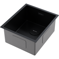 Кухонная мойка Omoikiri Taki 38-U/IF-GB нерж. сталь/графит