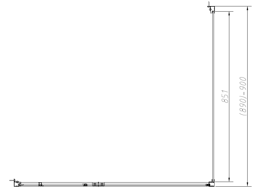 Душевой уголок Slim-N VSR-4SNP9010CL, 1000*900, хром, стекло прозрачное