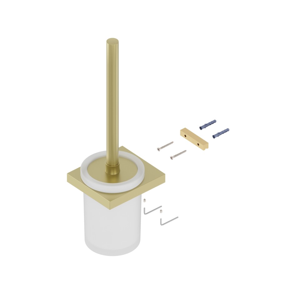 Щетка для туалета Timo Petruma 15261/17 золото матовое