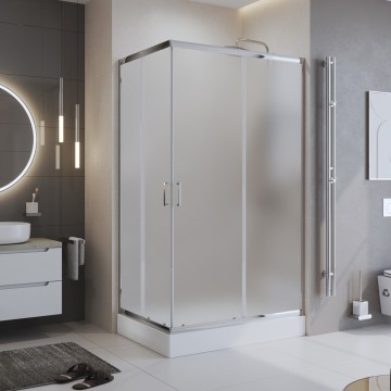 Душевой уголок BelBagno UNO-195-AH-2-120/90-P-Cr