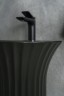 Раковина Gid Nb132bg 81114 накладная под черная графит 41x41x84