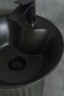 Раковина Gid Nb132bg 81114 накладная под черная графит 41x41x84