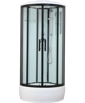 Timo Standart T-6680 Black душевая кабина (80*80*220), шт