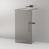 Душевая перегородка CEZARES LIBERTA-L-2-100-GR-NERO