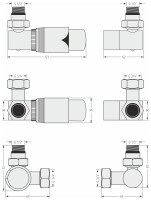 Автоматический терморегулятор 3D левый (G 1/2&quot; НР х G 3/4&quot; НГ)