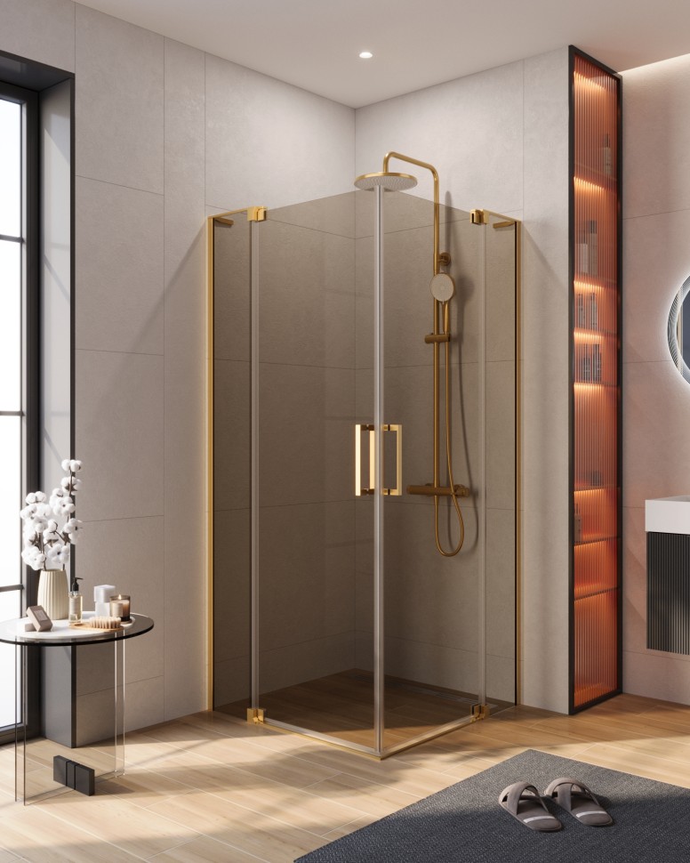 Душевой уголок CEZARES SLIDER-A-2-80/90-BR-BORO