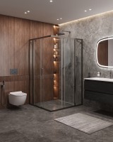 Душевой уголок CEZARES MOLVENO-AH-22-120/110-C-GM-IV