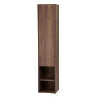 Шкаф подвесной BelBagno с распашной дверцей и открытой полкой, левосторонний KRAFT-1600-1A-SC-RT-L Rovere Tabacco