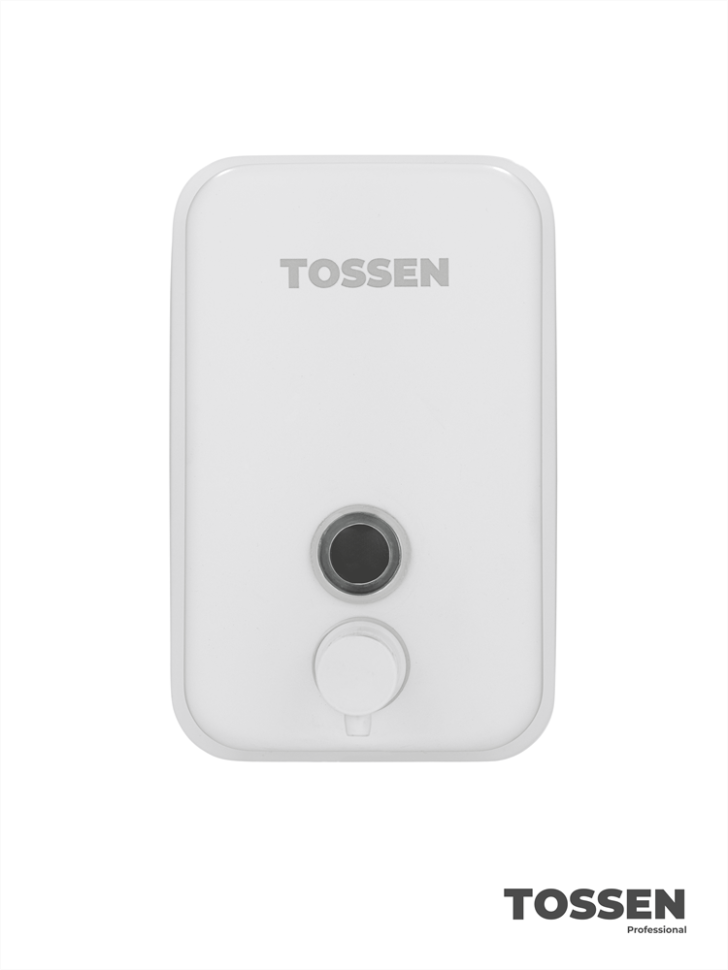 TOSSEN MN-500 MW - механический диспенсер жидкого мыла (коллекция «Белая сталь»)