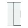 Дверь в нишу Grossman Galaxy 100.K33.01.110.21.00 (110х195) черный матовый,стекло прозрачное,раздвижная, 1 место