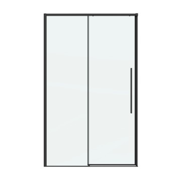 Дверь в нишу Grossman Galaxy 100.K33.01.110.21.00 (110х195) черный матовый,стекло прозрачное,раздвижная, 1 место