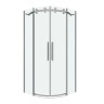 Душевое ограждение Grossman Classic 301.K33.04.1010.10.00 (100х100х195) четверть круга,раздвижная,хром,стекло прозрачное, 1 место