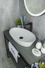 Раковина Gid N9397 51141 накладная белая 61x37x12