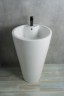 Раковина Gid Nb136 81105 накладная белая 50x53x80