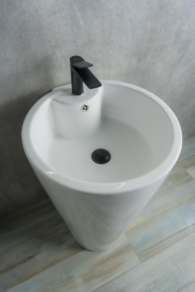 Раковина Gid Nb136 81105 накладная белая 50x53x80